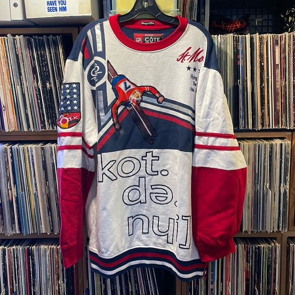 Cote De’ Nuit crewneck with zippers on the side (Men’s 3X) - Picture 1 of 7